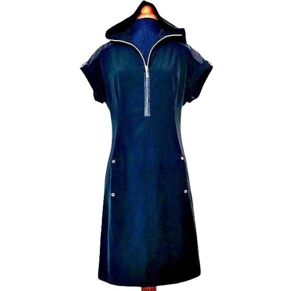 Chico's Dresses & Skirts - Zenergy by Chico’s Hooded Kangaroo Pocket Dress S